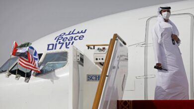 تصویر نبض بانک:آغاز پرواز مستقیم امارات – اسراییل