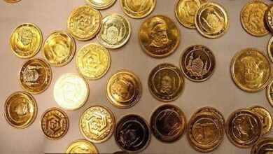 تصویر قیمت انواع سکه و طلای ۱۸ عیار در روز شنبه ۲۰ دی