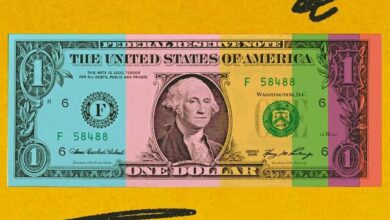 تصویر افت دلار در معاملات جهانی