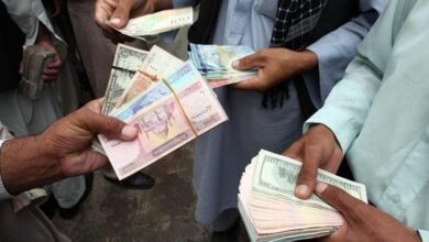تصویر رشد بی‌سابقه نرخ دلار در افغانستان